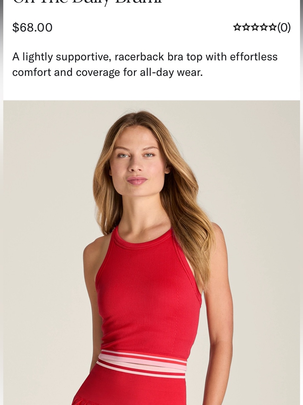 Wilson crop top